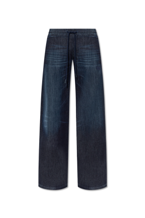 ★MUCENT★ Kido Back Leather Patch Logo Wide Denim Pants Uni MUSINSA | MUCENT Kido Back Leather Patch Logo Wide Denim